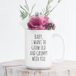 私はカスタムあなたの冗談に老けて不機嫌になりたい コーヒーマグカップ