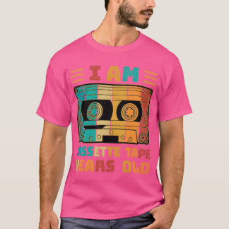 私はカセットテープ歳 レトロ ヴィンテージ クラシック v tシャツ