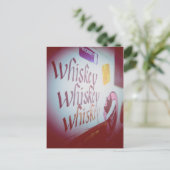 私はカタツムメールが大好き – ウィスキー ポストカード (スタンド正面)