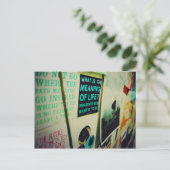 私はカタツムリが大好き – 人生の意味 ポストカード (スタンド正面)