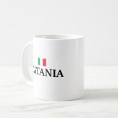 私はカタニア・イタリアが大好き コーヒーマグカップ (正面左)