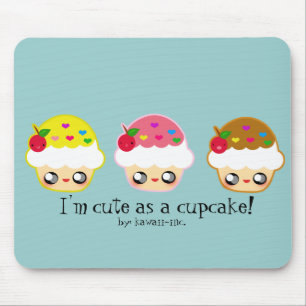 私はカップケーキとしてかわいいです! マウスパッド