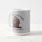 私はカップケーキのコーヒーマグではない コーヒーマグカップ (正面左)