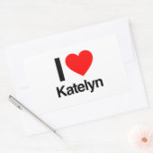 私はカテリンが大好きだ 長方形シール (封筒)