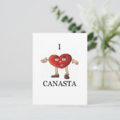私はカナスタが大好きです ポストカード (スタンド正面)