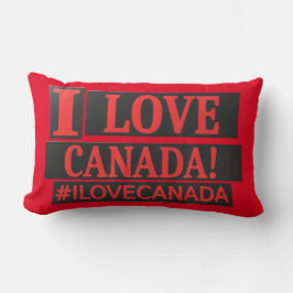「私はカナダが大好き」かわいい表情デザイン買今 ランバークッション