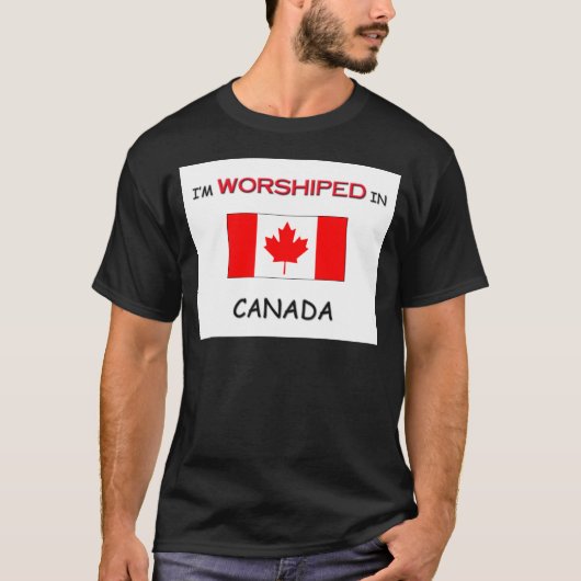私はカナダで信仰されている Tシャツ (正面)
