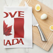 私はカナダのお土産タオルが大好きカナダ紅茶タオル贈り物 キッチンタオル (四つ折り)