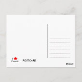 私はカナダのポストカードが大好き ポストカード (裏面)