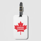 私はカナダの荷物タグを選択 ラゲッジタグ (正面縦)