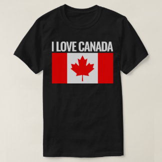 私はカナダのTシャツが大好きです Tシャツ