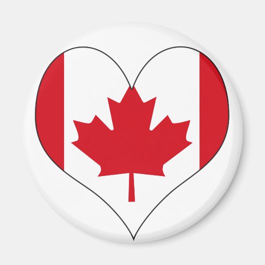 私はカナダを愛している マグネット (正面)