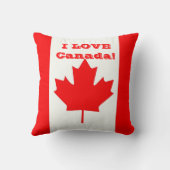 私はカナダを愛します! クッション (裏面)