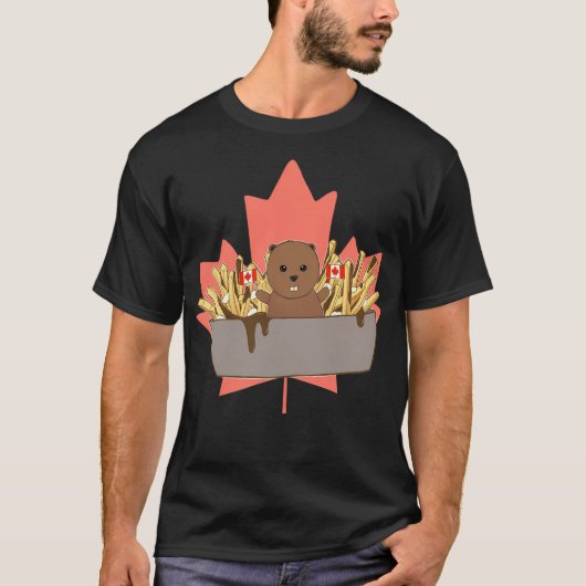 私はカナダ人だ Tシャツ (正面)