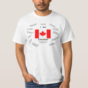 私はカナダ人の重要な事実です: Tシャツ