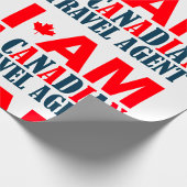 私はカナダ旅行代理店だ ラッピングペーパー