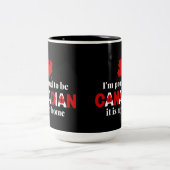 私はカナダ誇りを持った人になる ツートーンマグカップ (中央)