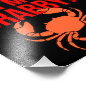 私はカニのカニのカニのカニロブスター海 フォトプリント            (角)