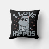 私はカバが大好きカバ クッション (裏面)