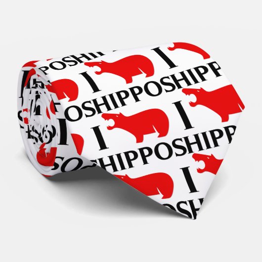 私はカバを愛します ネクタイ (ロール)