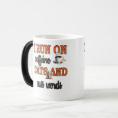 私はカフ走ェインと弱音を話す モーフィングマグカップ (正面左)