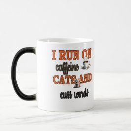 私はカフ走ェインと弱音を話す モーフィングマグカップ