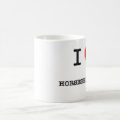 私はカブトガニを愛します コーヒーマグカップ (中央)