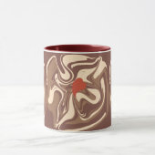 私はカプチーノが大好き マグカップ (中央)