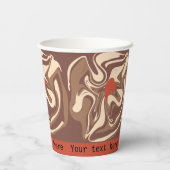 私はカプチーノカスタム 紙コップ (裏面)