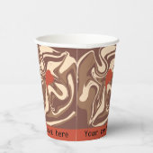 私はカプチーノカスタム 紙コップ (右)