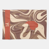 私はカプチーノキッチンタオルが大好き キッチンタオル (横)