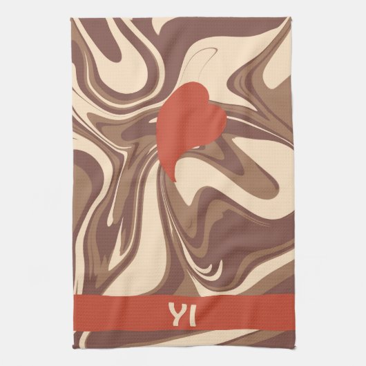 私はカプチーノキッチンタオルが大好き キッチンタオル (縦)