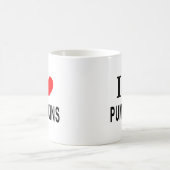 私はカボチャが大好き コーヒーマグカップ (中央)