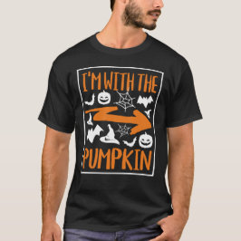 私はカボチャと一緒です Tシャツ