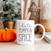 私はカボチャのスパイスおもしろい秋シーズンマグ嫌い コーヒーマグカップ