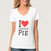 私はカボチャのパイが大好き Tシャツ (正面)