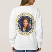 私はカマラエンブレムクレストを持っている スウェットシャツ (裏面)