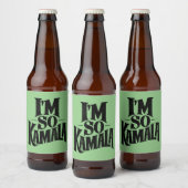 私はカマラブラットグリーンミーム ビールラベル (ボトル)