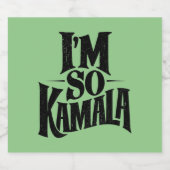 私はカマラブラットグリーンミーム ビールラベル (シングルラベル)