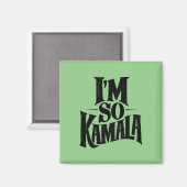 私はカマラブラットグリーンミーム マグネット (正面/裏面)