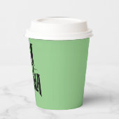 私はカマラブラットグリーンミーム 紙コップ