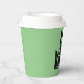 私はカマラブラットグリーンミーム 紙コップ