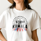 私はカマラ愛国的なアメリカの選挙に賛成だ Tシャツ