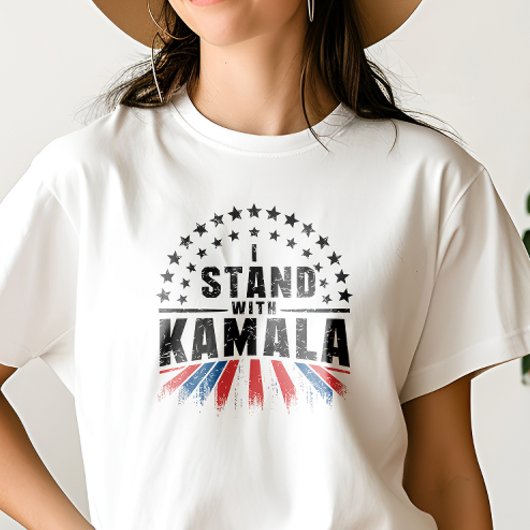 私はカマラ愛国的なアメリカの選挙に賛成だ Tシャツ