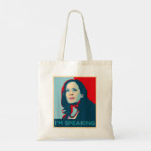 私はカマ話ラハリス トートバッグ (裏面)