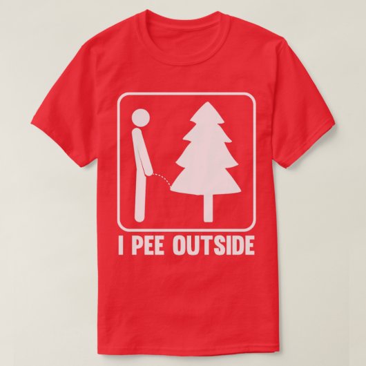 私はカム8の外を見る Tシャツ (デザイン正面)