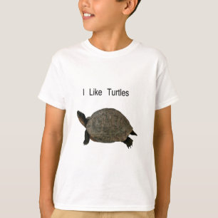 私はカメを好みます Tシャツ