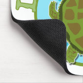 私はカメを愛します マウスパッド (コーナー)