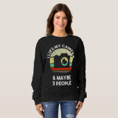 私はカメラが好きで、多分3人の写真Ph スウェットシャツ (正面フル)