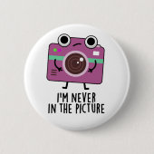 私はカメラのパンで写真しおもしろいていない 缶バッジ (正面)